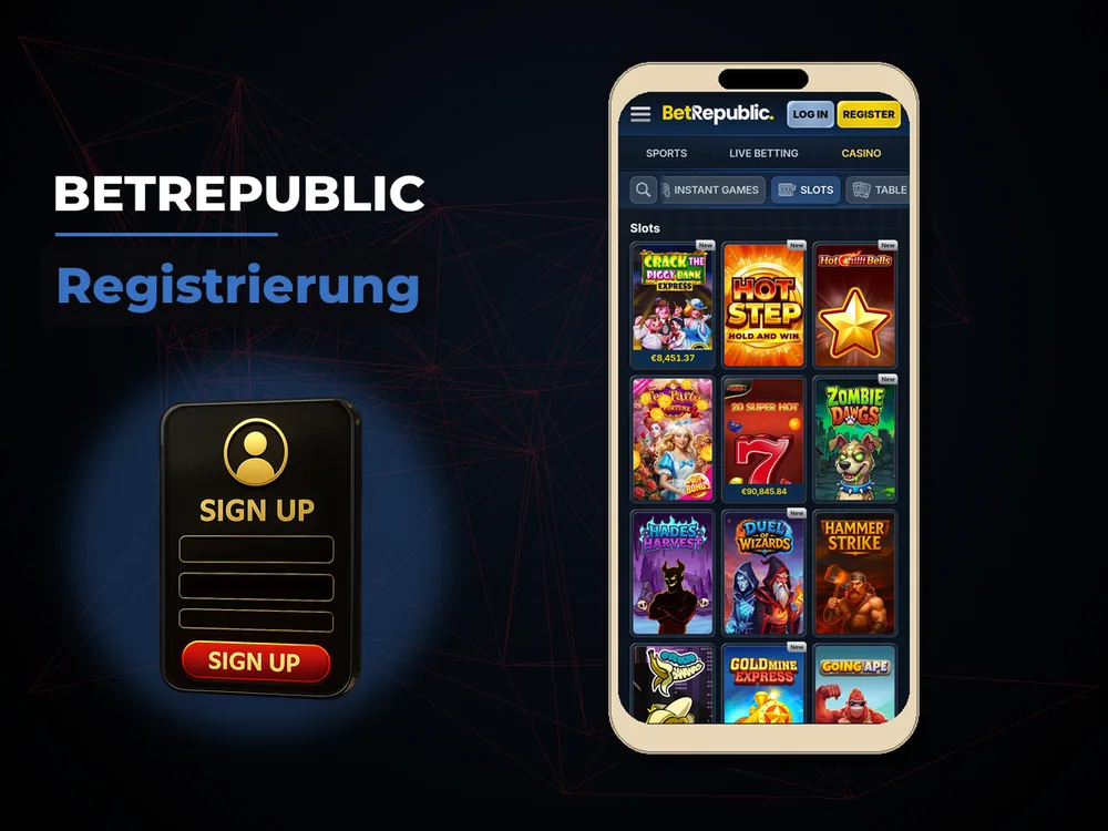 Betrepublic - Registrierung