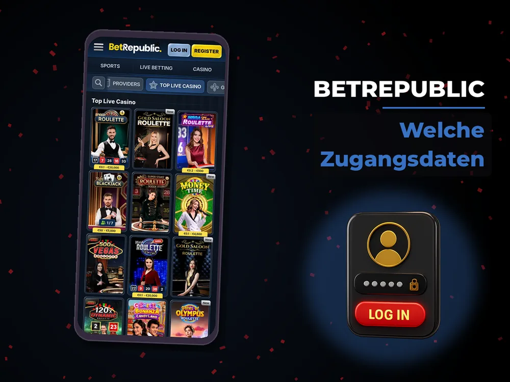 Betrepublic - Welche Zugangsdaten
