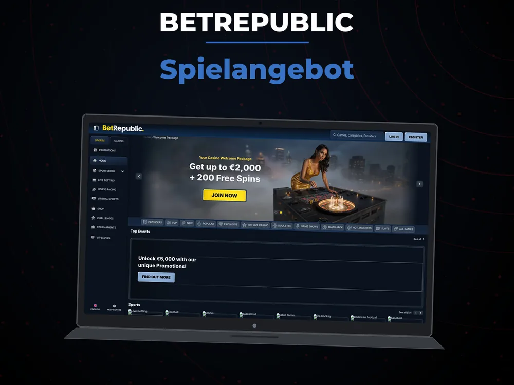Betrepublic - Spielangebot