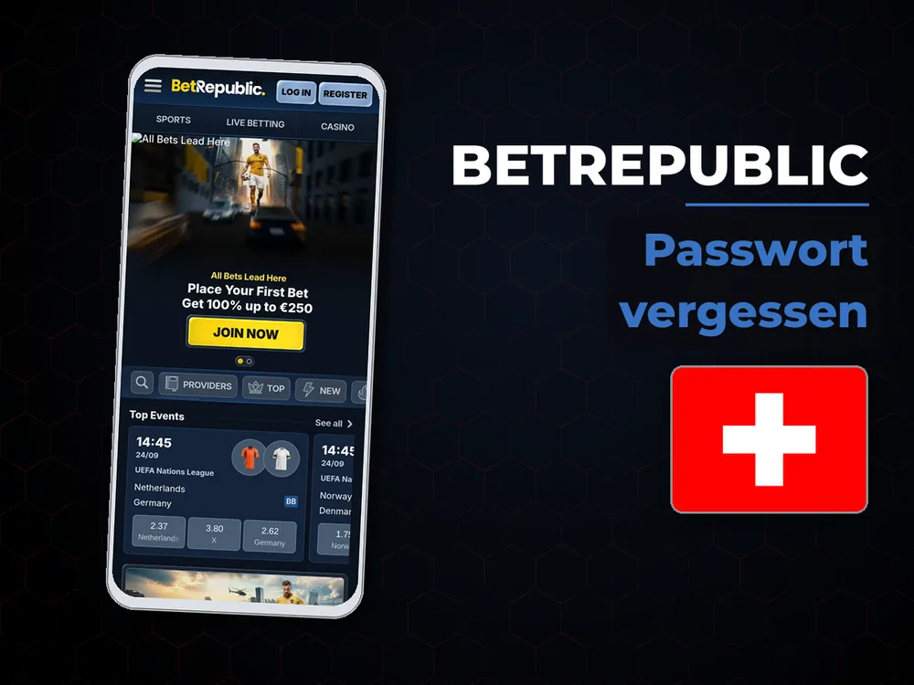 Betrepublic - Passwort vergessen